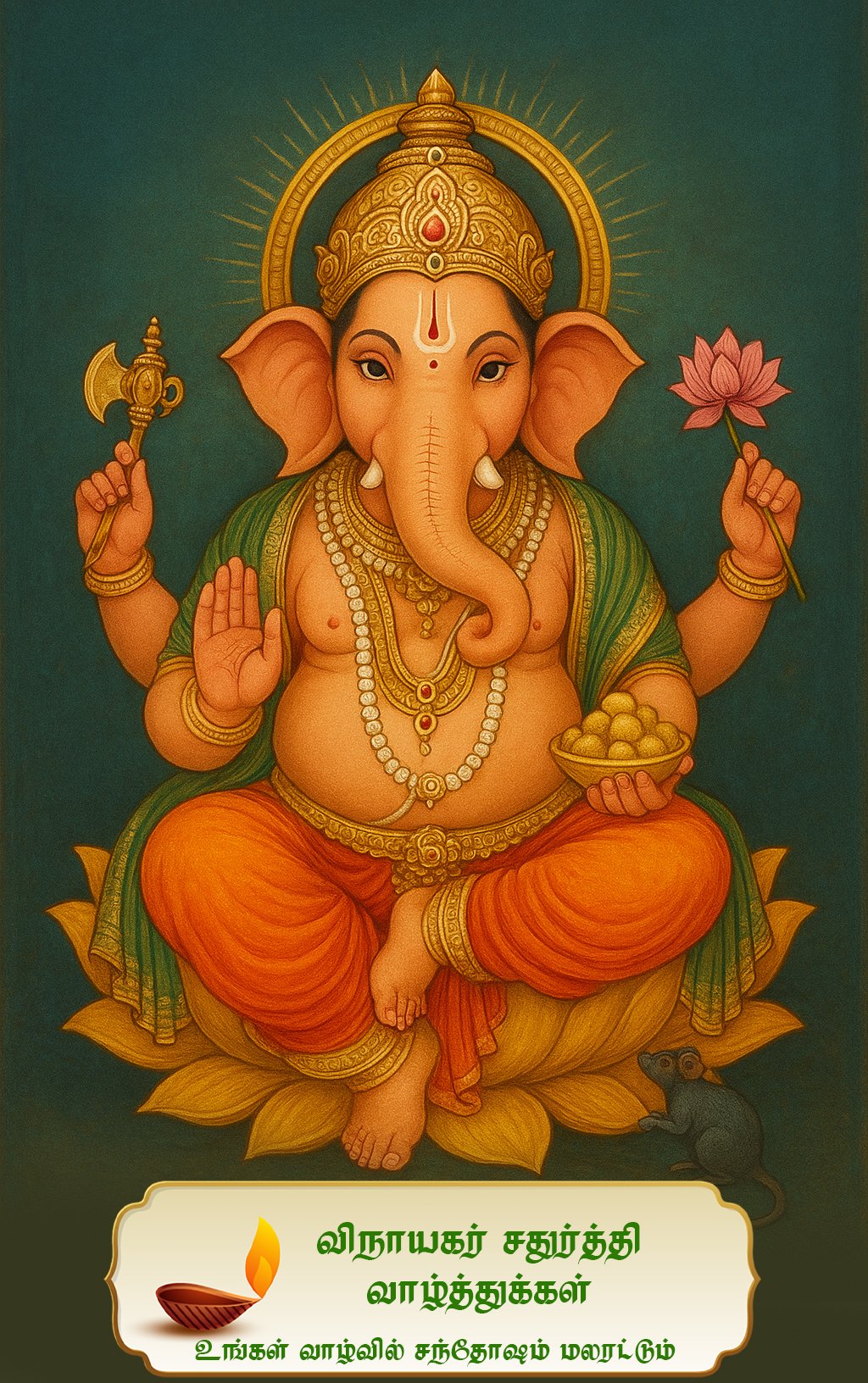 விநாயகர் சதுர்த்தி வாழ்த்துக்கள் 2025 | Vinayagar Chaturthi Tamil Wishes, Greetings & Quotes
