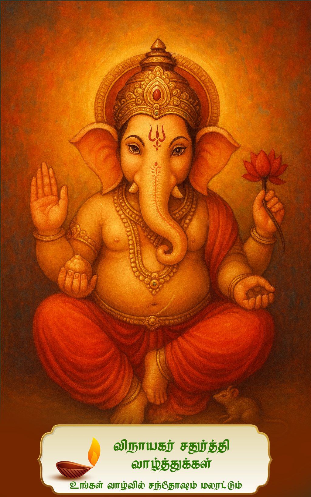 விநாயகர் சதுர்த்தி வாழ்த்துக்கள் 2025 | Vinayagar Chaturthi Tamil Wishes, Greetings & Quotes